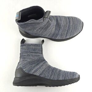 Native Women's Nova Hydroknit Waterproof Ankle Boots Slip On Grey Knit Size 6